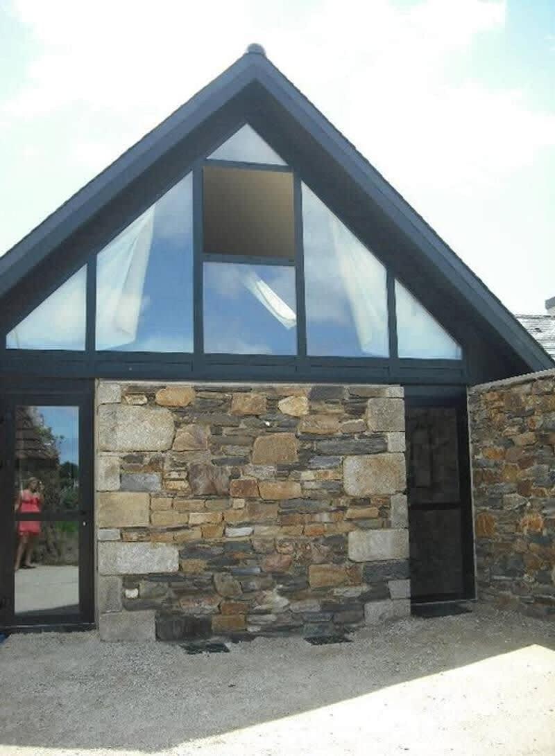 Large Farmhouse With Garden And Sea View For 8 People Locquenole Bagian luar foto